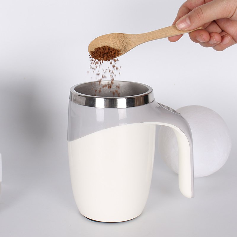 2024 Best Seller 304 Stainless Steel Coffee Cup Tumbler Self Stirring Mug Battery