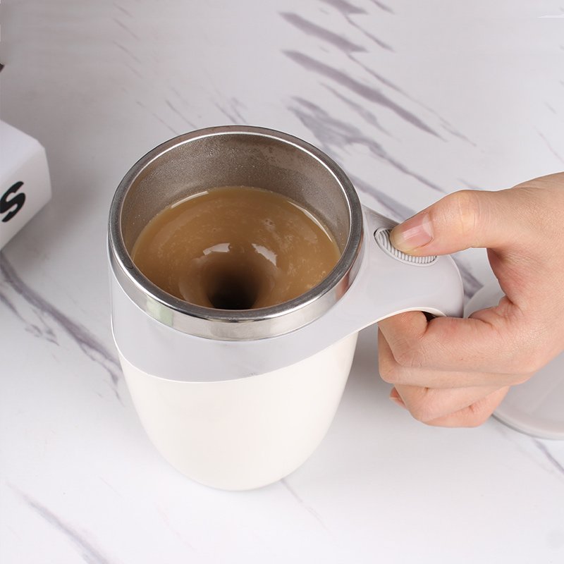 2024 Best Seller 304 Stainless Steel Coffee Cup Tumbler Self Stirring Mug Battery