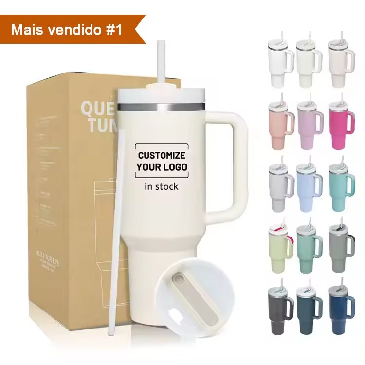 2024Custom coffee mugs for drinking stainless steel car tumbler 40oz 300z steel vacuum insulated Beer tumbler with lid and straw