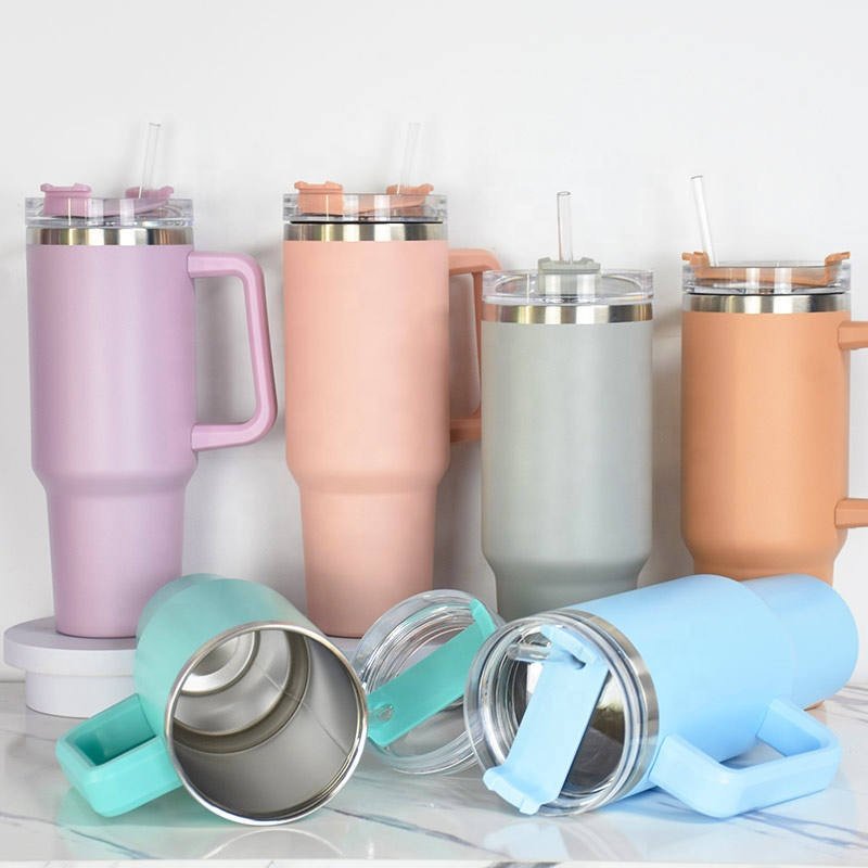 40oz Stainless Steel Coffee Tumbler Thermos Vacuum Flask Termo Copo Termico Cup Mug Stainless Steel Tumblers