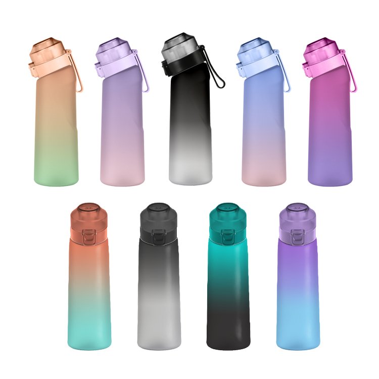New Design Flavoring Custom Color Logo Scent Flavor Plastic air Water Bottle With Flavor Fruit Pod