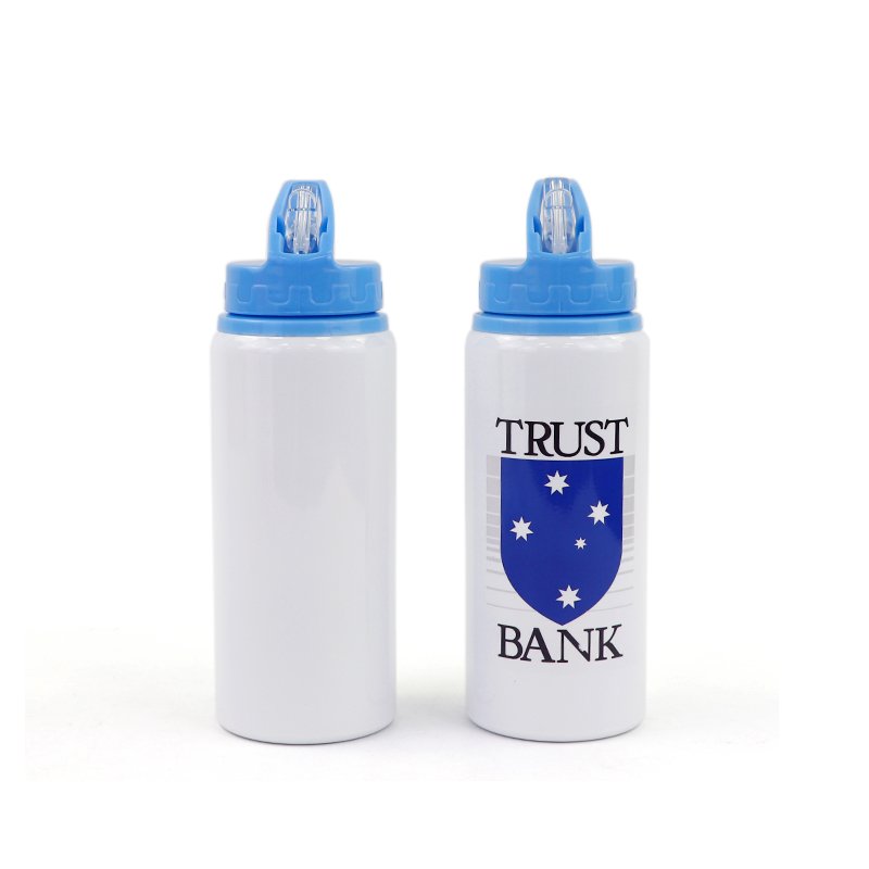 New 600ml Sublimation Aluminum Tumbler Sublimation Blanks Travel Mug Sippy Cup Sports Water Bottle with colorful lid
