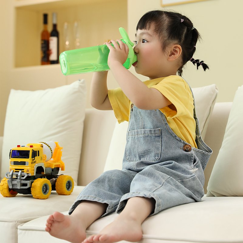 BPA FREE square 500ml plastic kids drinking bottle water bottle