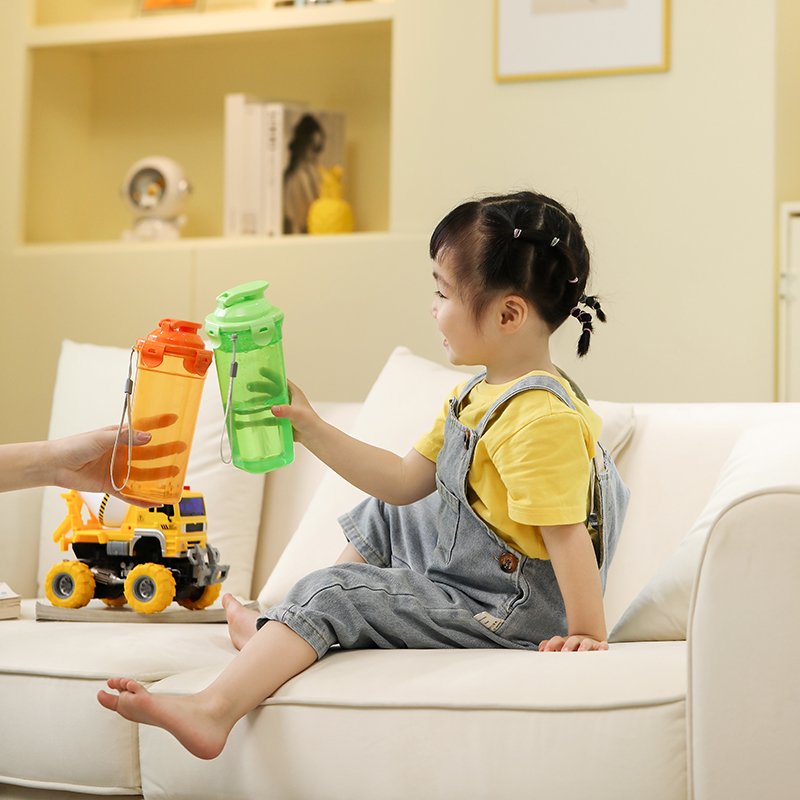 BPA FREE square 500ml plastic kids drinking bottle water bottle