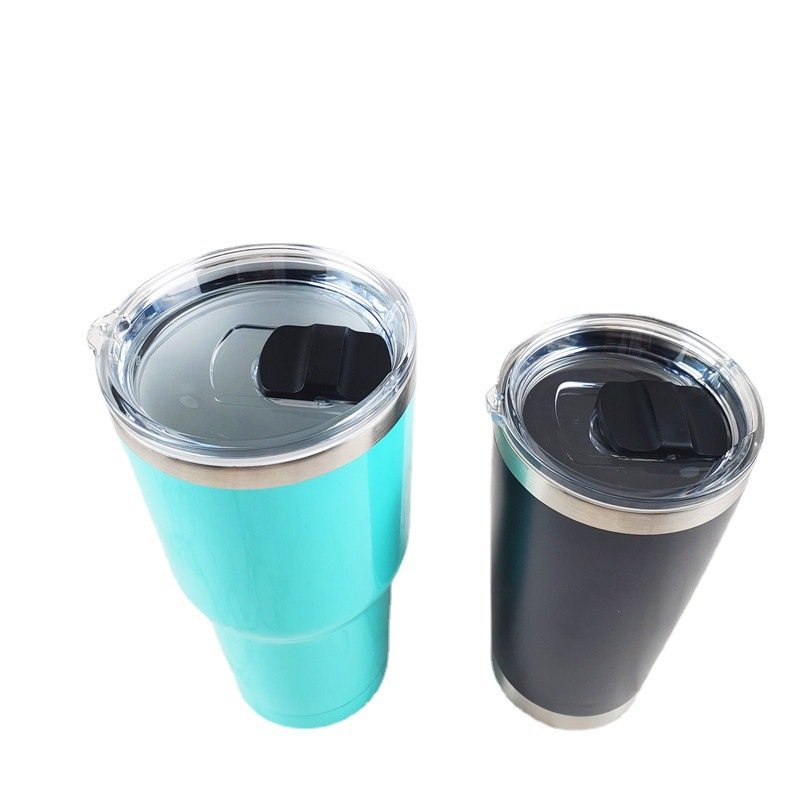 Custom personalised logo 20 oz stainless steel insulated vacuum travel coffee mug tumbler for hot drinks with mag slider lid