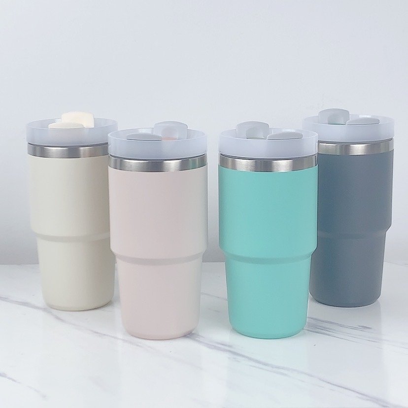 20oz Car Tumbler with Lid Stainless Steel Vacuum Insulated Double Wall Travel Mug Durable Thermal Cup