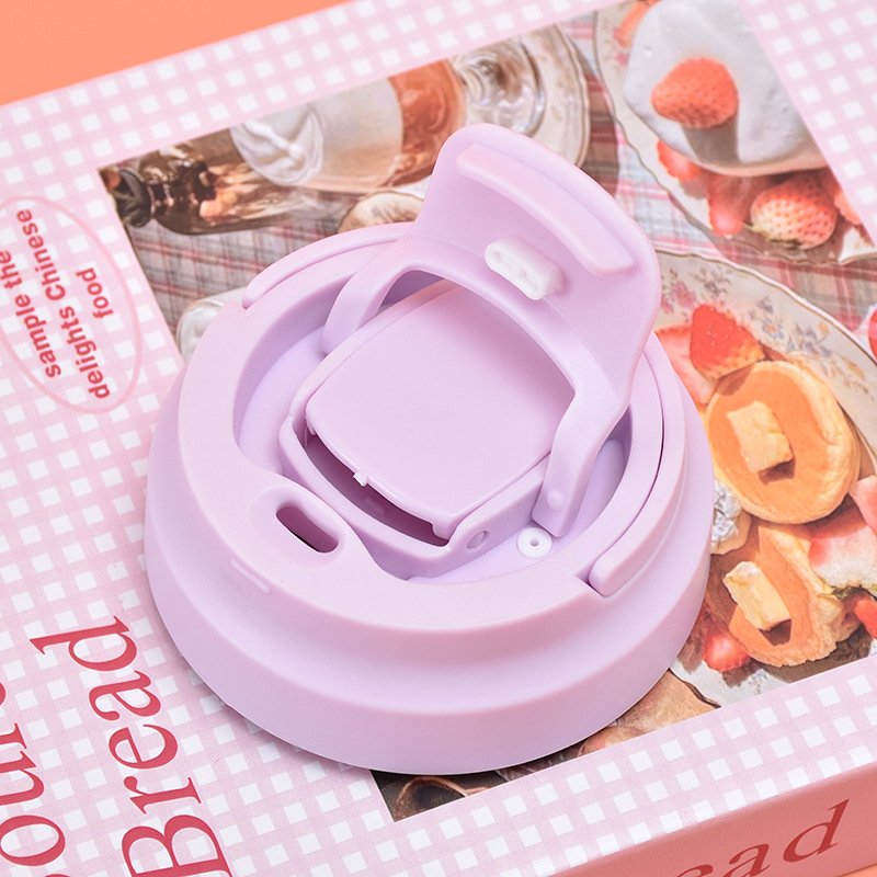 420ML Hot Sell BPA Free Tritan Customized Children Plastic Milk Mugs Chunky Plastic Water Bottle Milk Cups With Straw