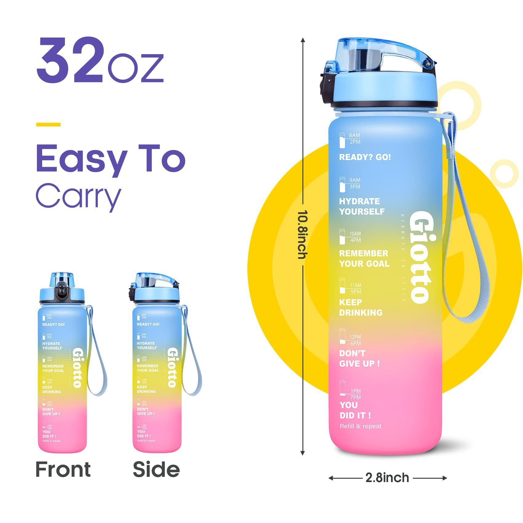 Wholesale Price Gym Accessories For Women Running Water Bottle Plastic Water Bottle Bike Water Bottle