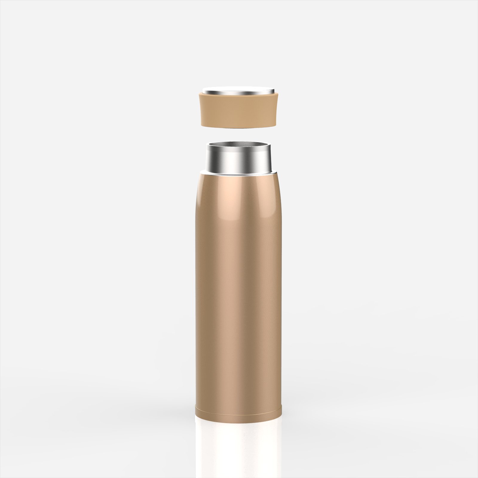New Style 450ml/15oz Stainless Steel Water Bottle Logo Brief Double Wall Insulated Thermos BPA Free Vacuum Flask Portable
