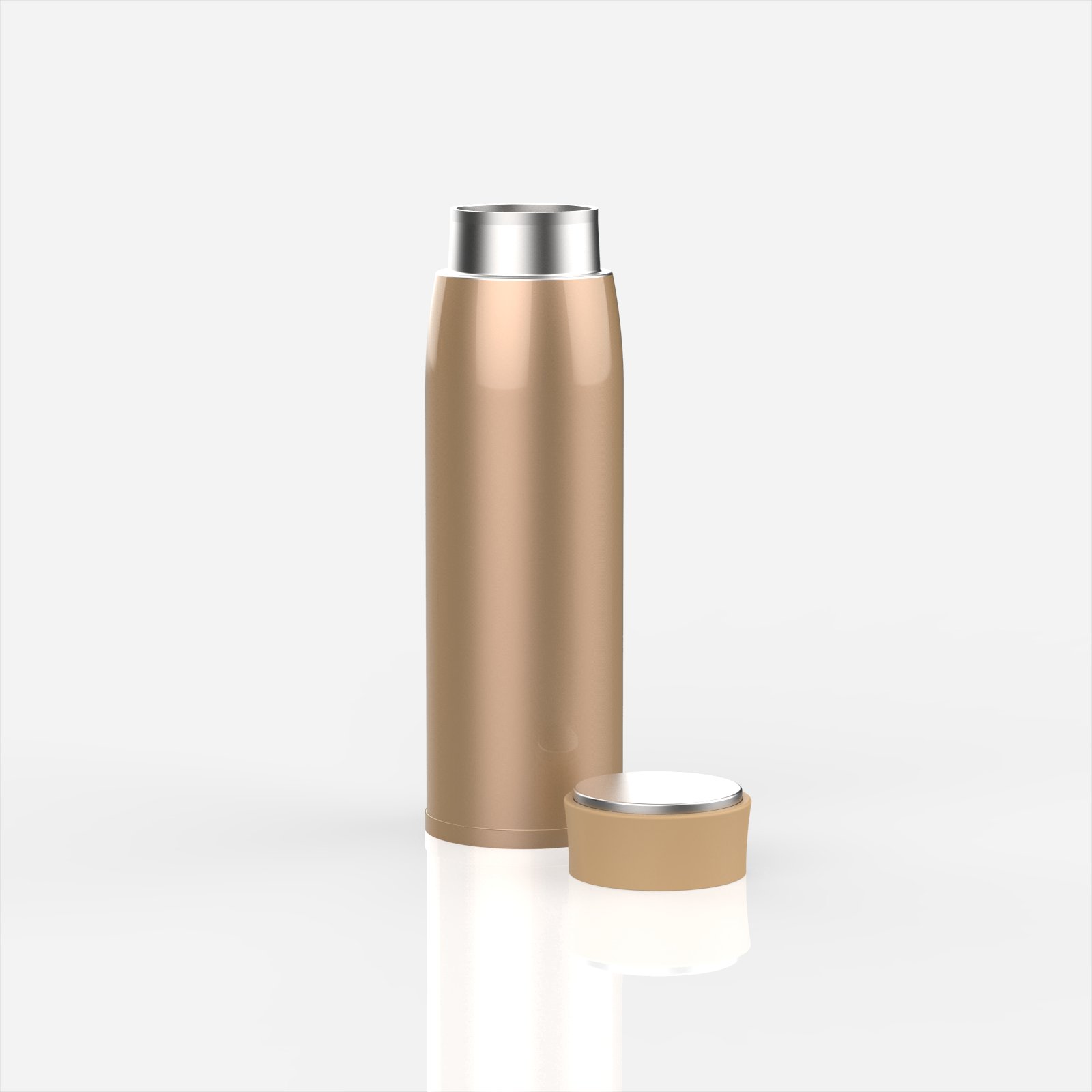 New Style 450ml/15oz Stainless Steel Water Bottle Logo Brief Double Wall Insulated Thermos BPA Free Vacuum Flask Portable