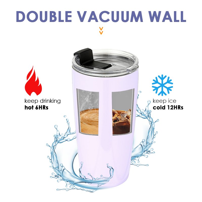 Custom logo 20oz vacuum insulated double wall coffee tumbler 20 oz stainless steel travel mug