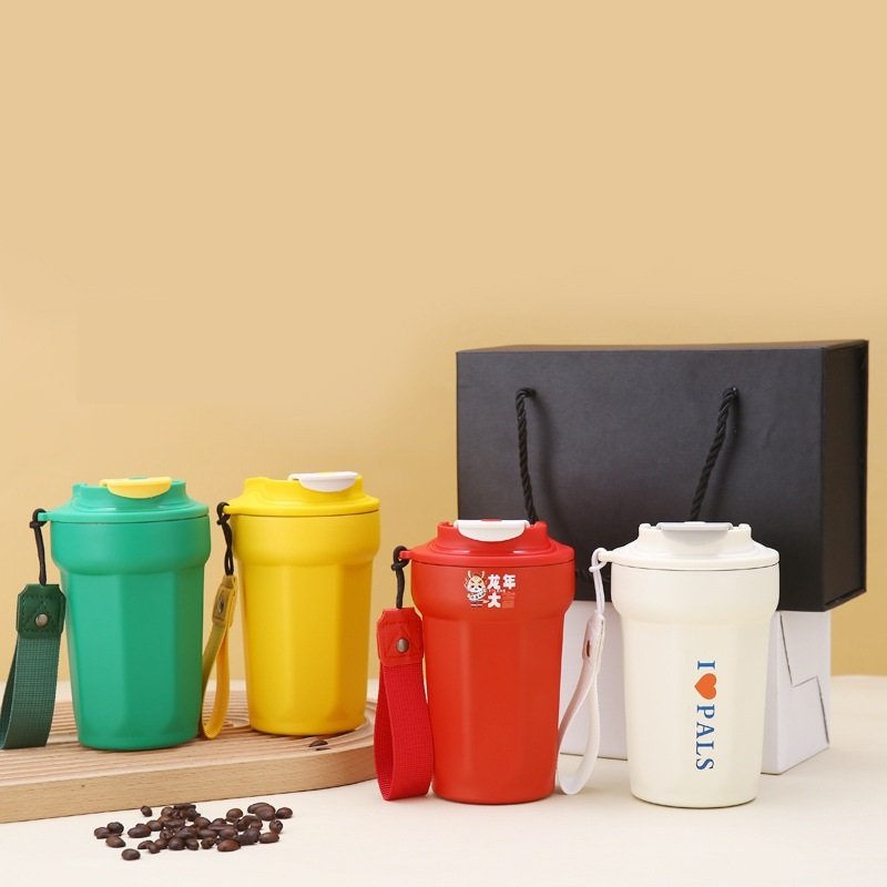 2024 New Design Christmas Gift Hot Sell Double Wall Stainless Steel Travel Vacuum Coffee Mug Insulated Cups