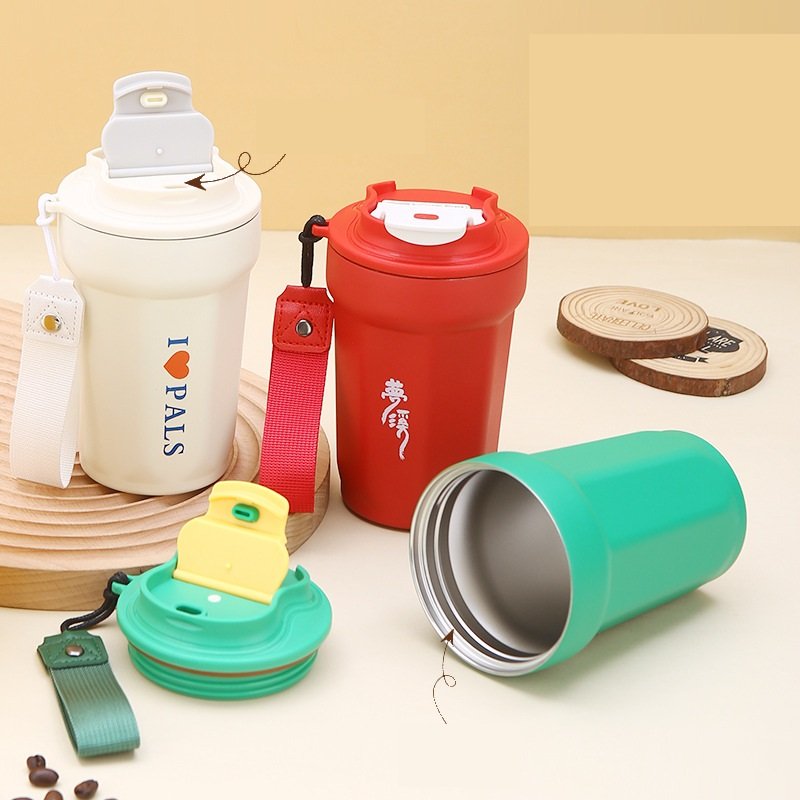 2024 New Design Christmas Gift Hot Sell Double Wall Stainless Steel Travel Vacuum Coffee Mug Insulated Cups