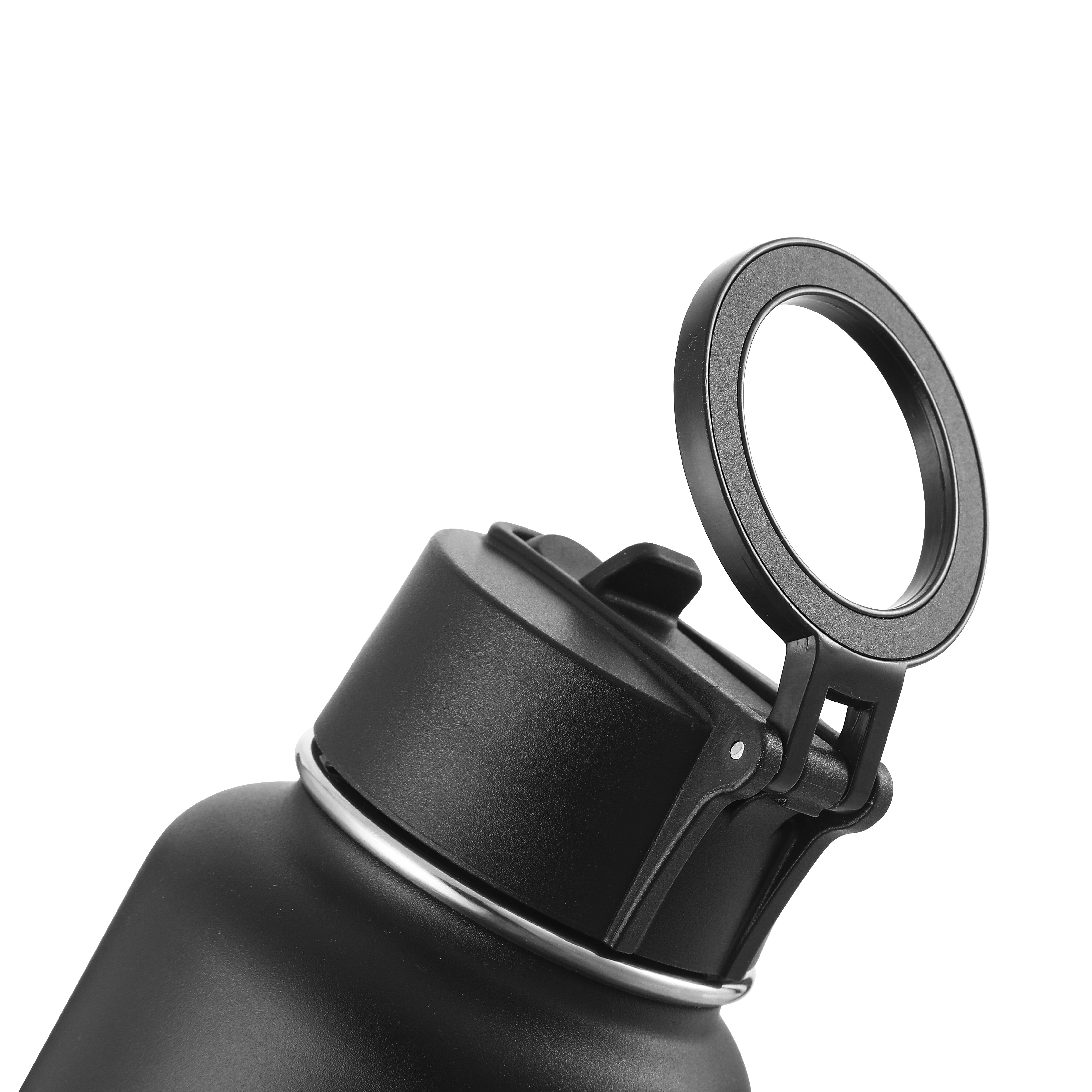 Sports Water Bottle 24oz Magnetic Stainless Steel Gym Bottles Double Walled magnetic ferrofluid liquid water in bottle display