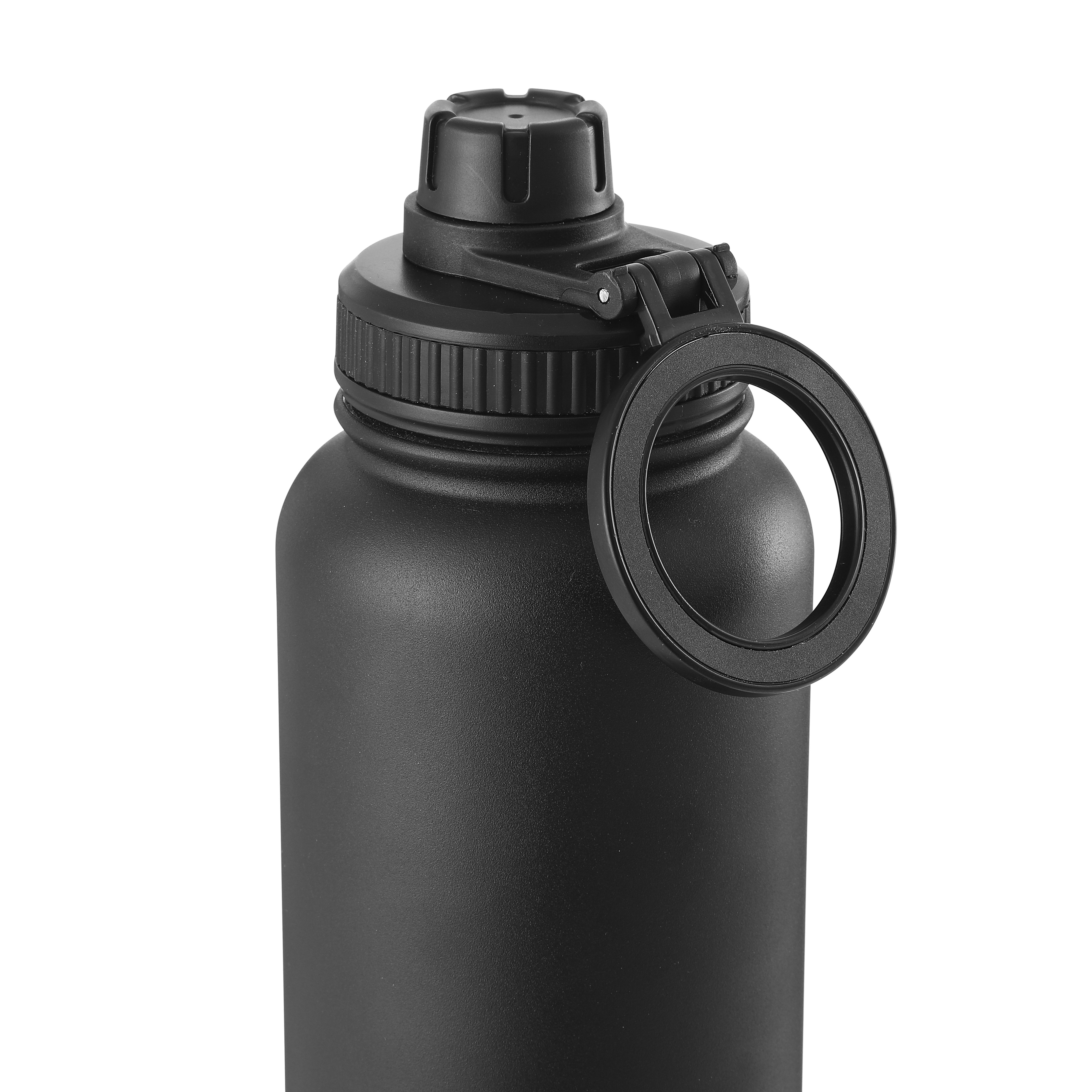 Sports Water Bottle 24oz Magnetic Stainless Steel Gym Bottles Double Walled magnetic ferrofluid liquid water in bottle display