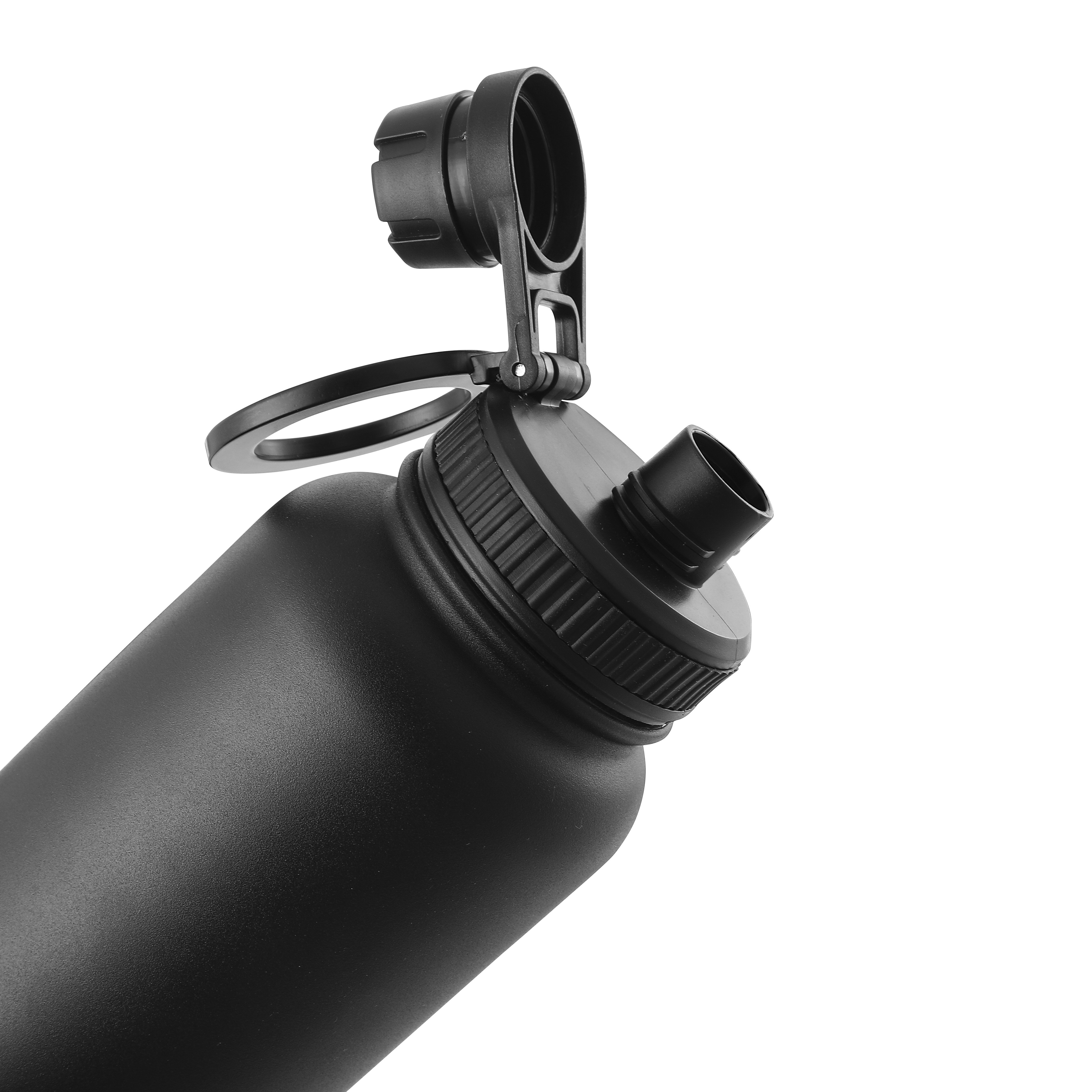 Sports Water Bottle 24oz Magnetic Stainless Steel Gym Bottles Double Walled magnetic ferrofluid liquid water in bottle display
