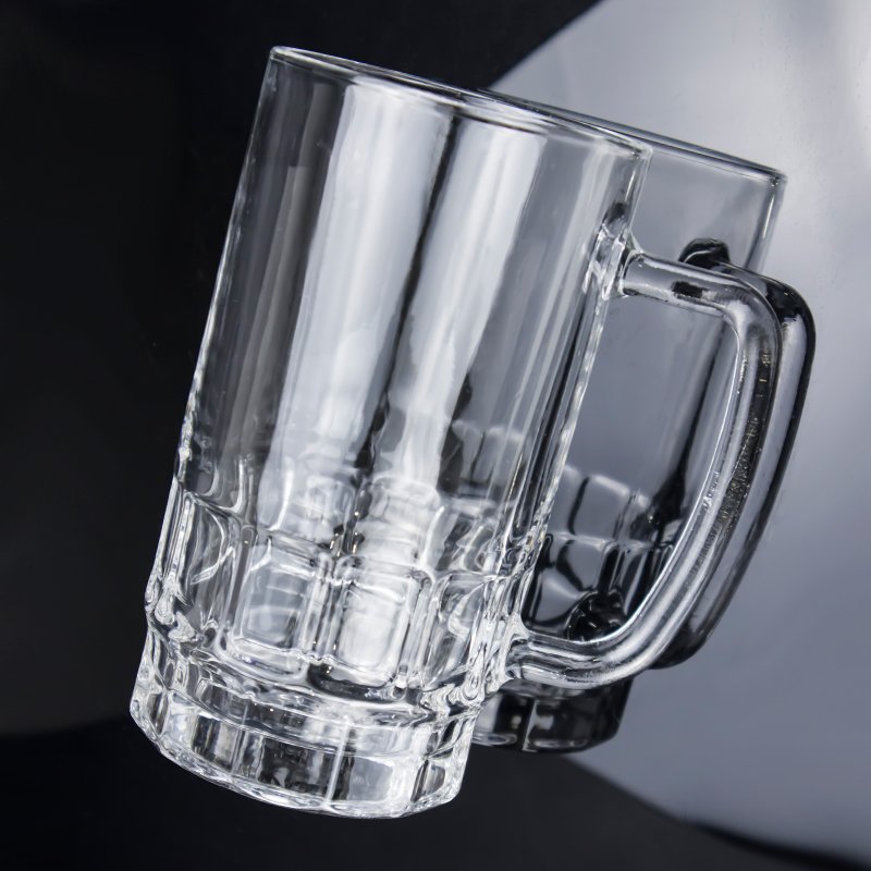 Popular Top Quality Wholesale Clear Sublimation Custom Logo Beer Mugs Glass 16 oz