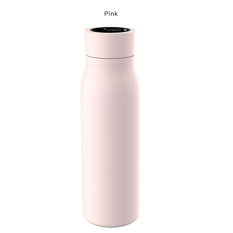 Wholesale Double Wall Drinking Water Smart Reminder Thermos Water Bottle With Temperature Measure
