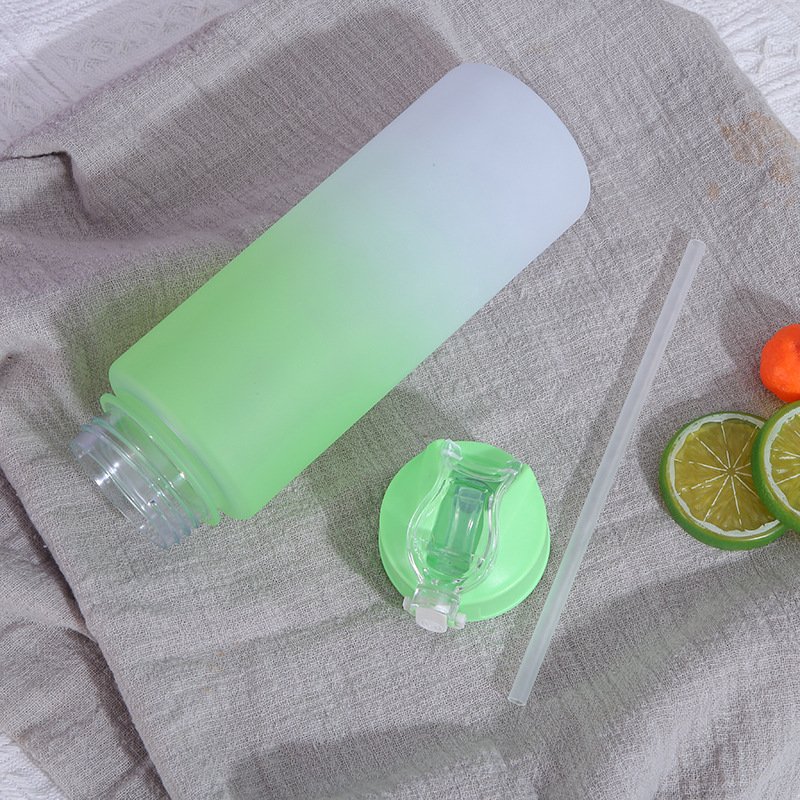 Wholesale bulk 3 in 1 motivational 40oz Tumbler AS plastic BPA-Free reusable juice 40 oz water bottle with handle