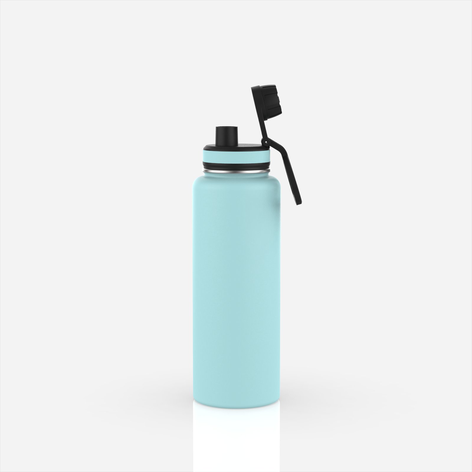 New Design 40oz Hydro Water Sport Bottle Double Wall Insulated Vacuum Flask Stainless Steel Water Bottle Tumbler Gift Gym Metal