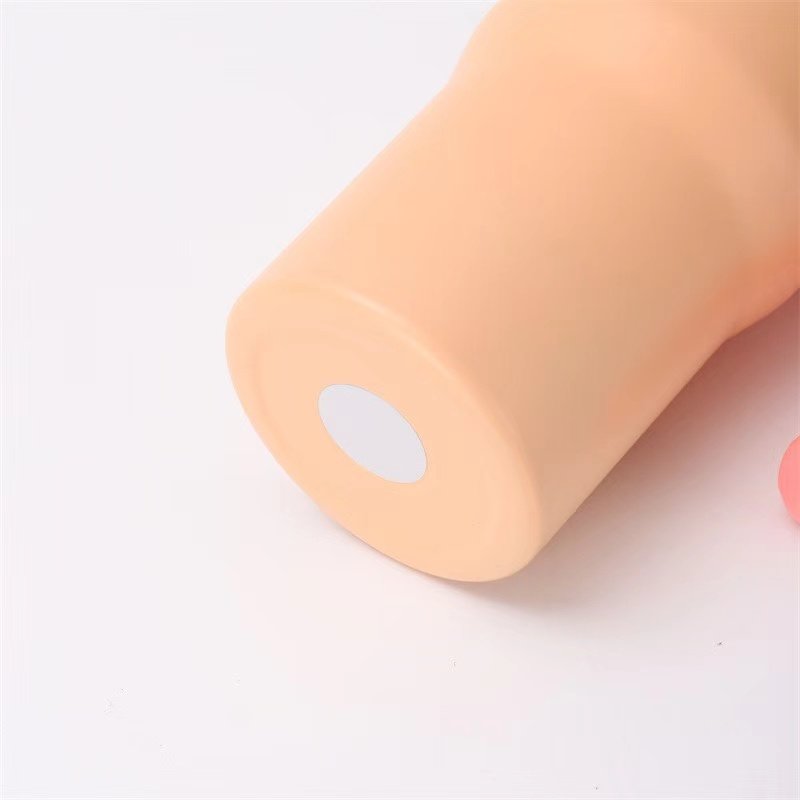 Hot Selling 20oz 25PCS Matte Outdoor Kids Travel Mug Candy Macaron Color Blank Sublimation Student Tumbler with Handle
