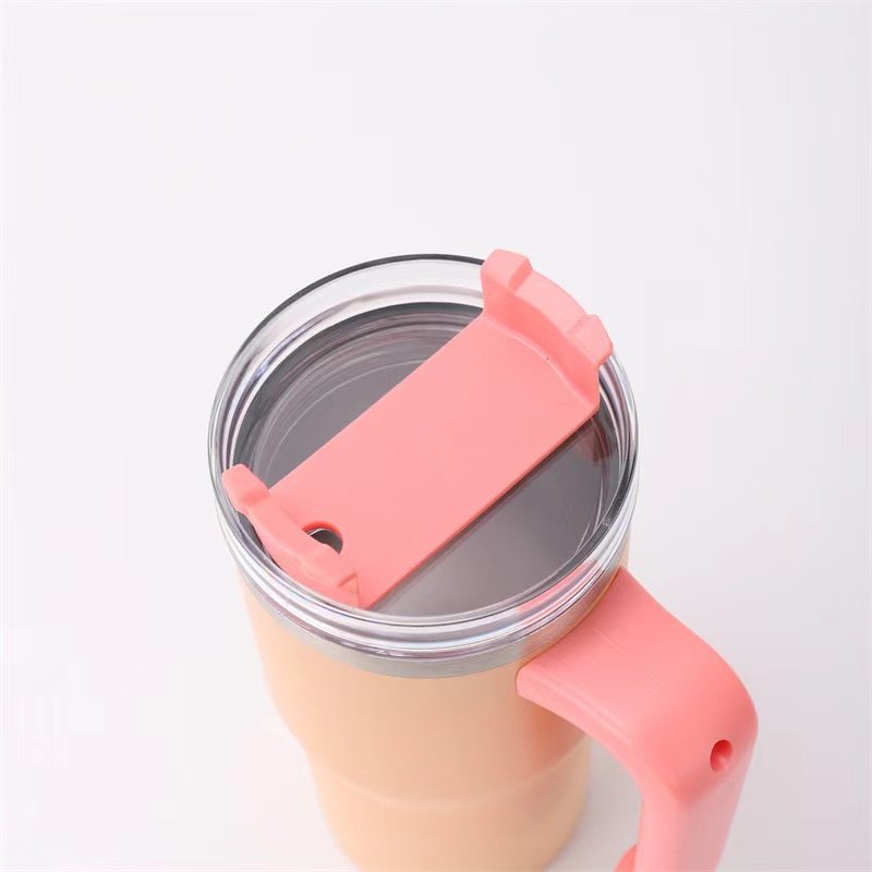 Hot Selling 20oz 25PCS Matte Outdoor Kids Travel Mug Candy Macaron Color Blank Sublimation Student Tumbler with Handle