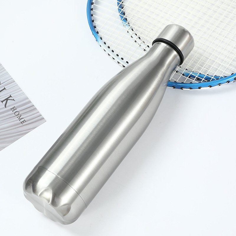 Personal 12oz 17oz Vacuum Flasks Glossy Paint Coating 500ml Stainless Steel Cola Shaped Water Bottles Coffee Mugs Tumbler Cups