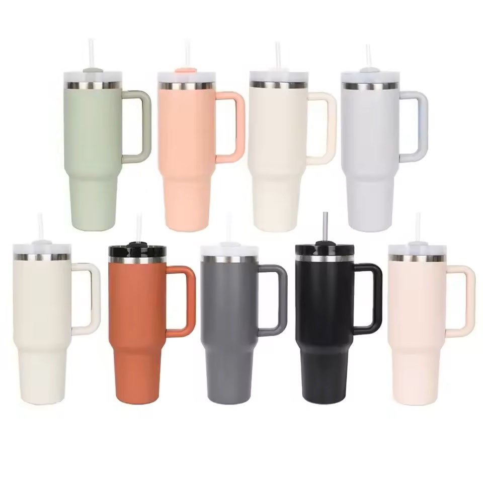 Adventure 40 oz Travel Mug Stainless Steel Tumbler Cups 40oz Tumbler with Handle