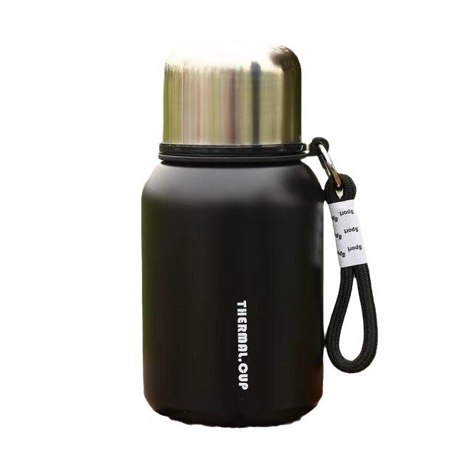 2024 New Stainless Steel Vacuum Flask Portable 12oz Capacity Water Flask with High Value Ladies' Cups for Outdoor Use Wholesale