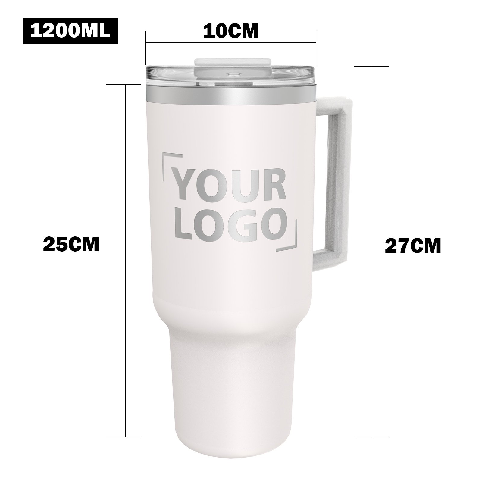 Eco-friendly custom logo 40 oz insulated stainless steel tumbler mug outdoor travel coffee mug 40oz tumbler with handle