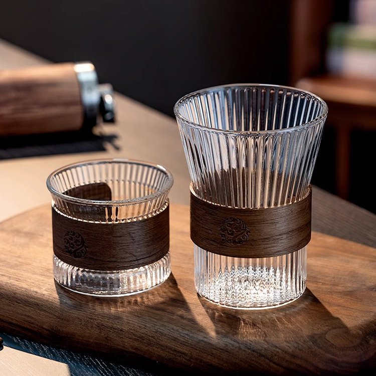 Hot Selling Reusable Drinking Glassware Tea Milk Juice Coffee Water Clear Glass Mug
