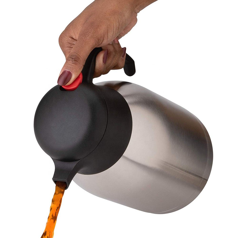Restaurant Insulated Stainless Steel Large Capacity Luxury Thermos Vacuum Flask Coffee Pot With Handle