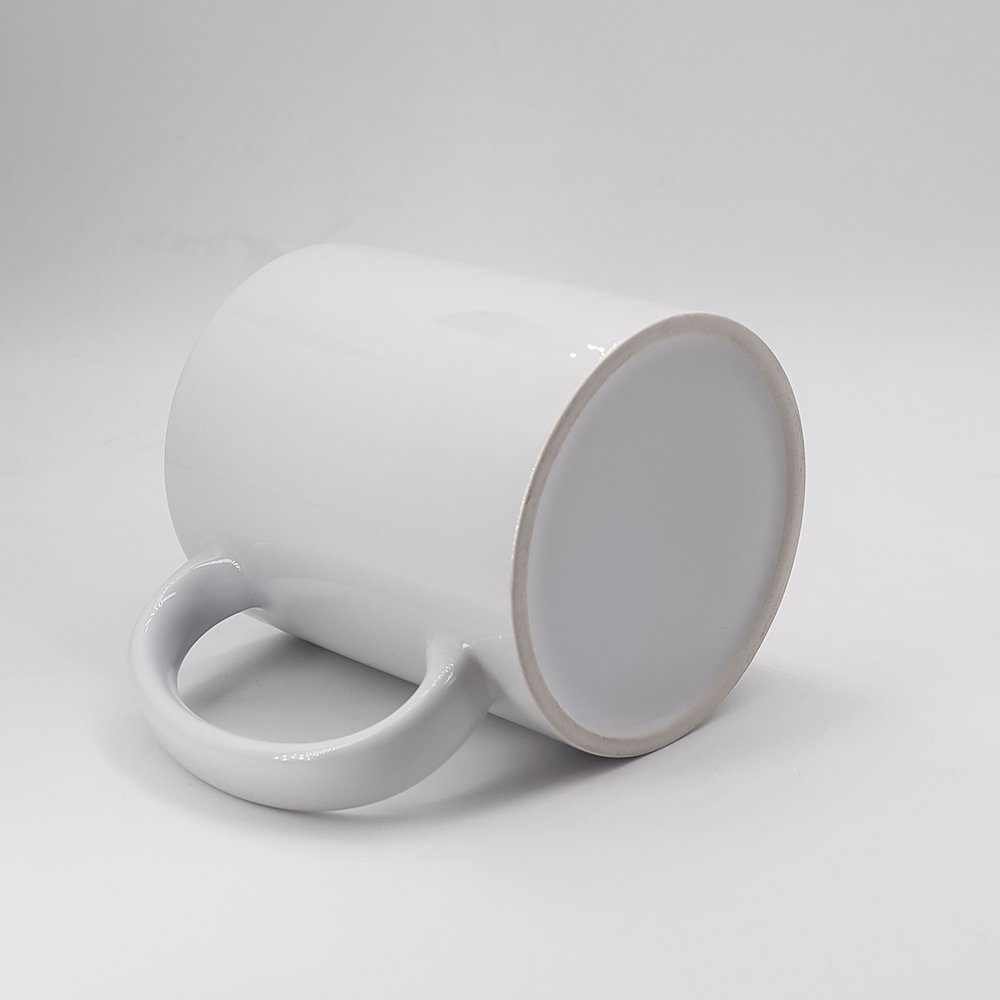 large stock custom logo reusable coffee porcelain mugs sublimation white blank ceramic 11oz in bulk wholesale