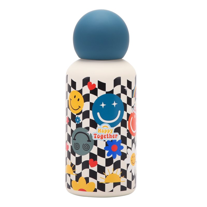2024 new 316 stainless steel insulated Bottle 350 ml creative pattern printed cute children's outdoor sports water Bottle