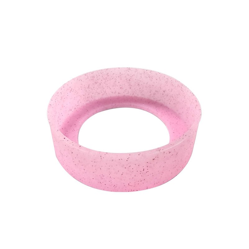 Short Silicone Bumper Protective Glitter Silicone Boot BPA Free Silicone Bottoms For Tumbler Water Bottle Sleeve Accessories