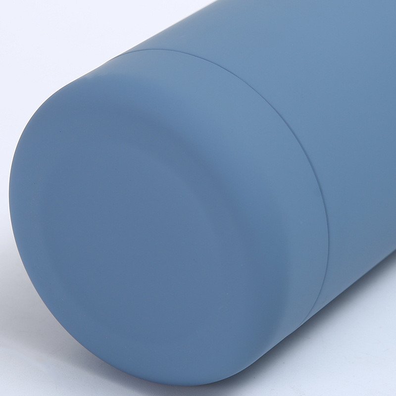 BPA Free Rubber Paint 500ml Double Wall Small Mouth Stainless Steel Sport Flask Water Bottle Insulated Vacuum Tumbler