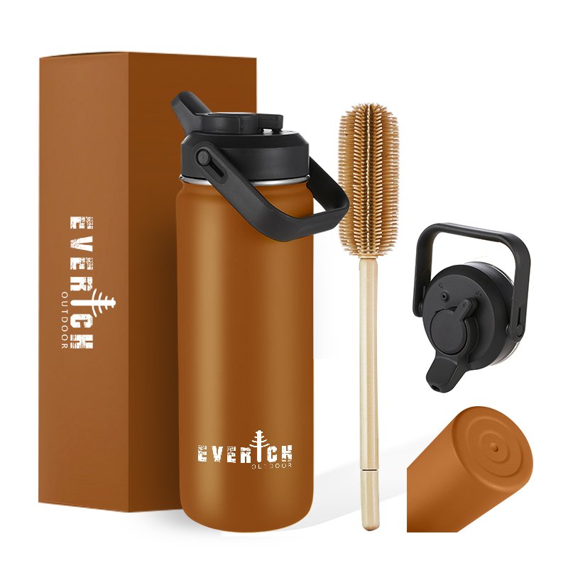long hot insulated water bottle metal stainless steel with Straw Lid Infuser