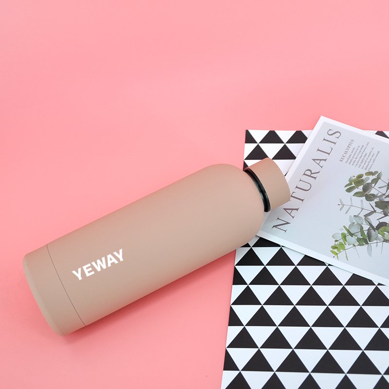 Yeway bouteille d eau The Most Popular 500ml 750ml Double Wall Small Mouth Flasks Stainless Steel Vacuum Insulated Water Bottle