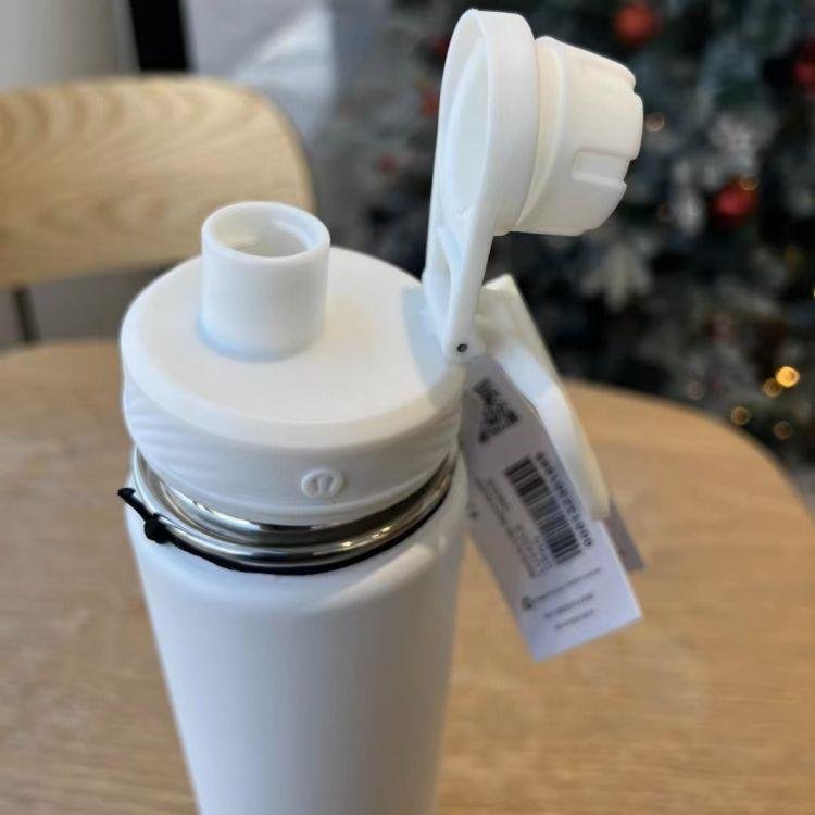 Lulu Minimalist Outdoor Sports Double-Layer Stainless Steel Insulated Water Bottle 710M Students' Vacuum Flask Thermos