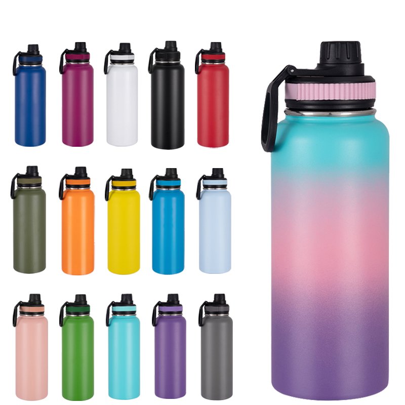 Wholesale Drinking Bottle 18oz 22oz 32 Oz Insulated Water Bottle Double Wall Stainless Steel Tumbler Vacuum flask