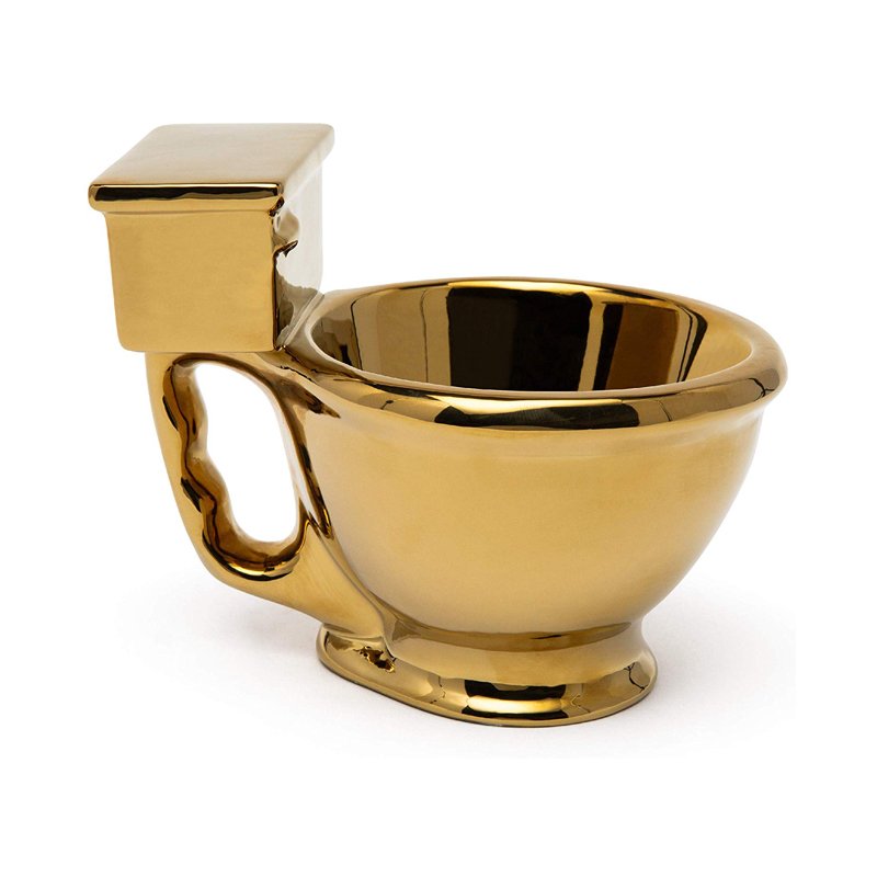 New Novelty Toilet 3d Ceramic Coffee Mug With Handle 300mL Personality Coffee Tea Milk Ice Cream Cup Funny Gifts For Friends