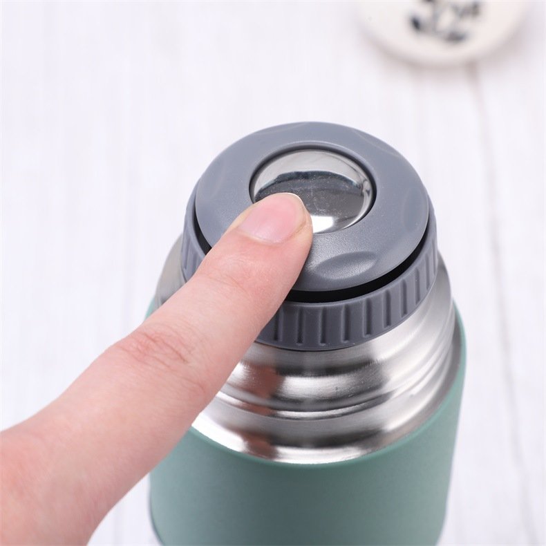 Hot sale gift box set water bottle thermos with 2 cups stainless steel thermos bottle vacuum flask set for business holiday gift