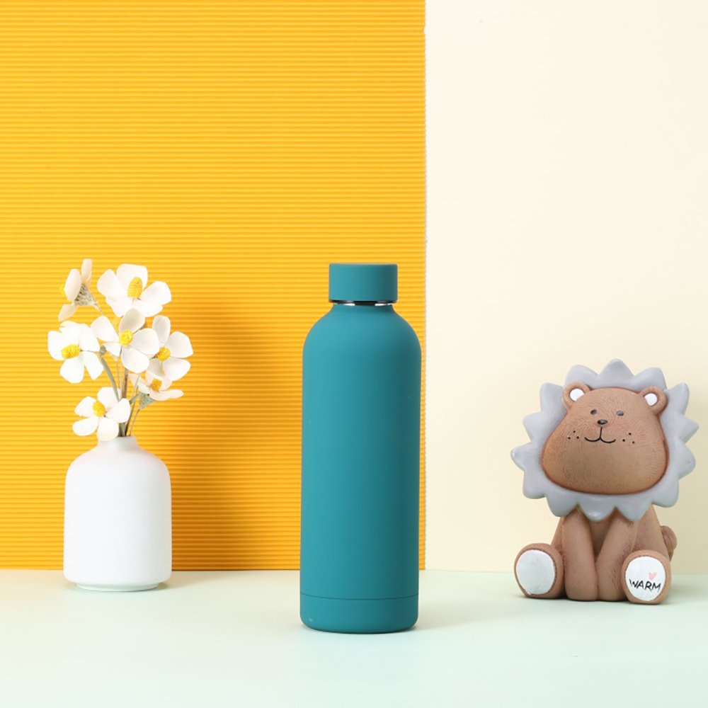 350ml 500ml 750ml 1000ml Portable Stainless Steel Small Mouth Water Bottle Outdoor Sports Travel Drink Thermos Bottles