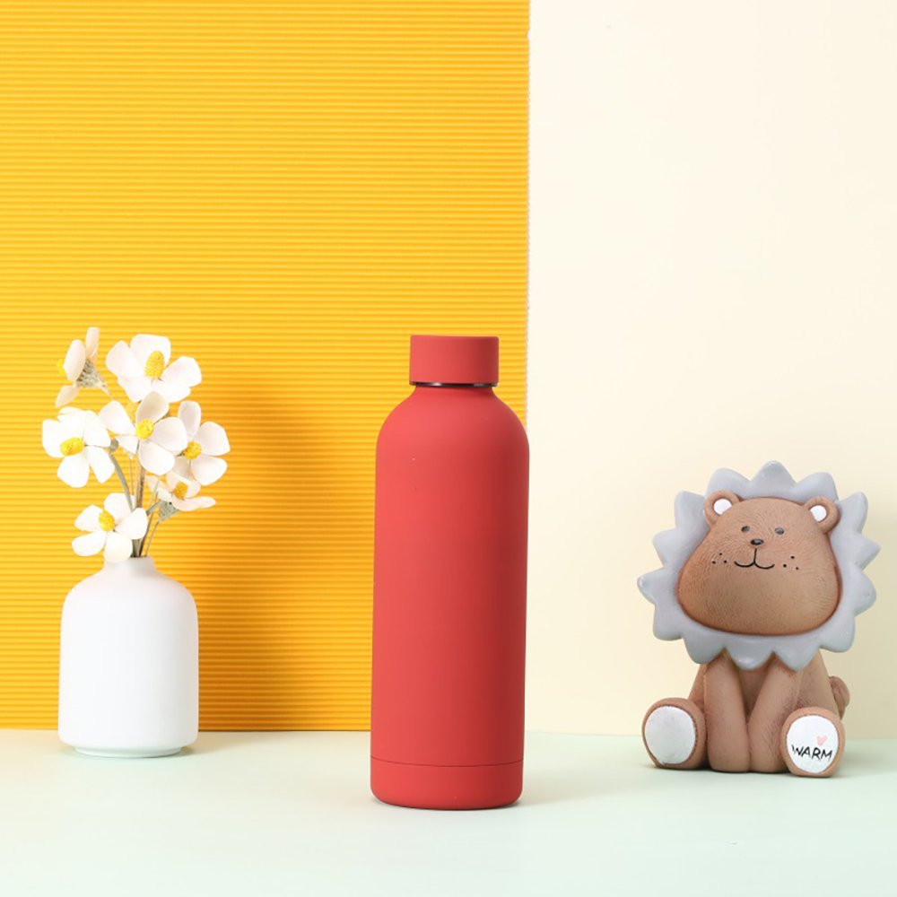 350ml 500ml 750ml 1000ml Portable Stainless Steel Small Mouth Water Bottle Outdoor Sports Travel Drink Thermos Bottles