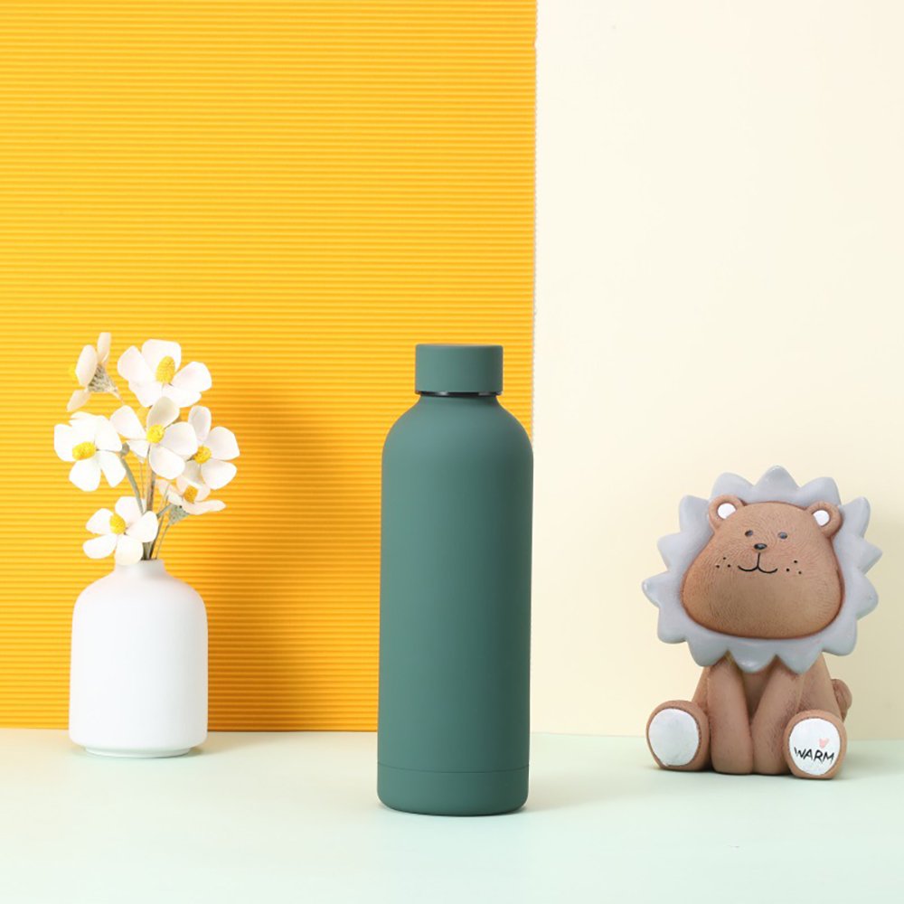 350ml 500ml 750ml 1000ml Portable Stainless Steel Small Mouth Water Bottle Outdoor Sports Travel Drink Thermos Bottles