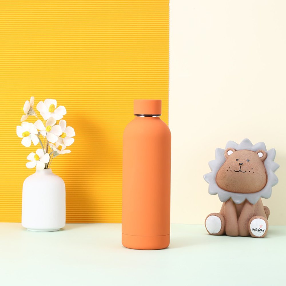 350ml 500ml 750ml 1000ml Portable Stainless Steel Small Mouth Water Bottle Outdoor Sports Travel Drink Thermos Bottles