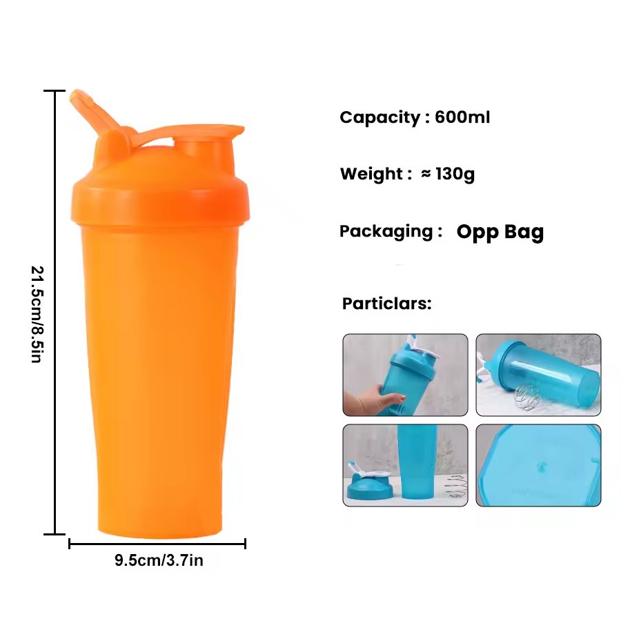 Custom logo 400ml 600ml Workout Gym Protein Shaker Bottle Sports Bottle Fitness Protein Shaker Milk Water Shake Bottle