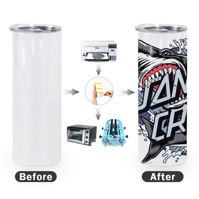 USA China Warehouse 30oz flat edge tumbler sublimation blanks stainless steel straight water bottle with plastic lid