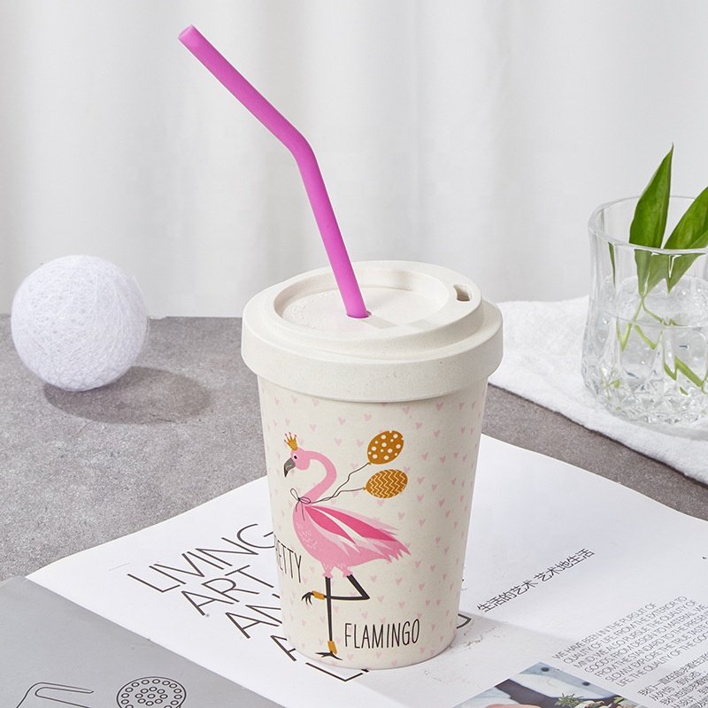 Custom Pattern Eco-friendly BPA Free RPET Coffee Cup Mug with lid