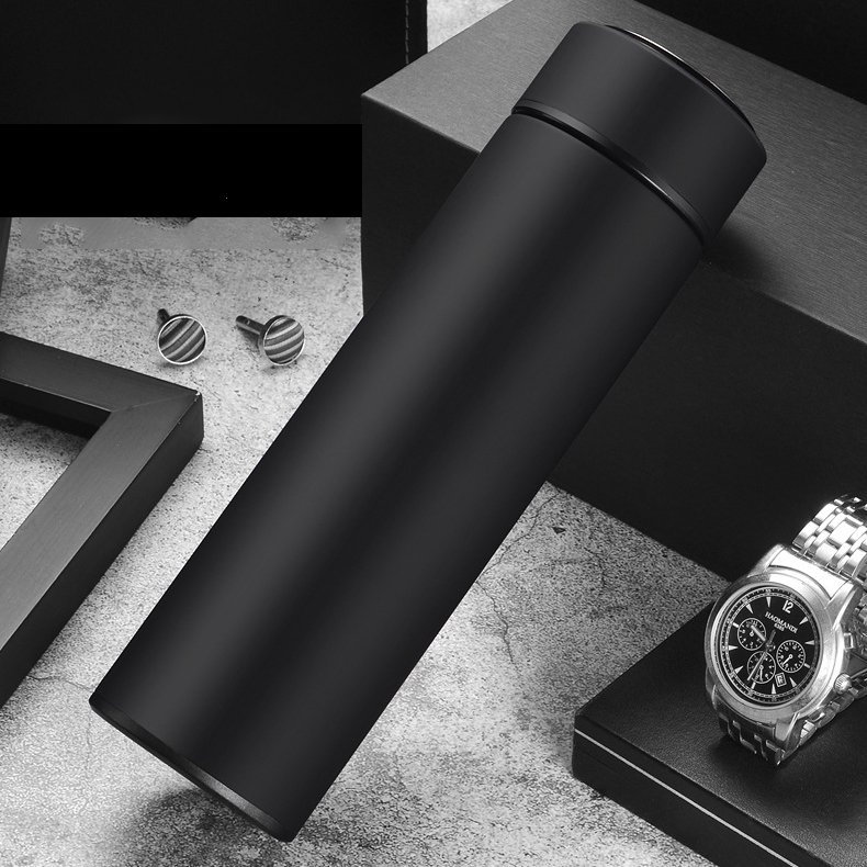Hot sell Business Insulated Double Wall Vacuum Flask Termos Coffee 17oz Stainless Steel Water Bottle With Tea & Coffee Filter